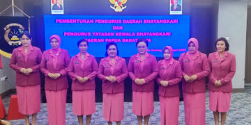 Pengangkatan Wakil Ketua Bhayangkari Papua Barat Daya