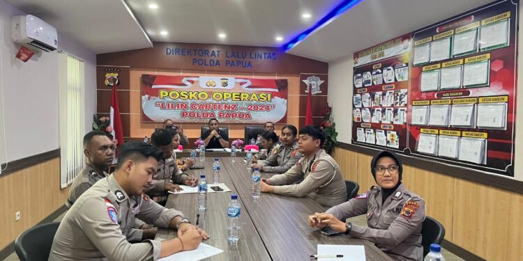 Polda Papua Gelar Anev Akhir Ops Lilin Cartenz – 2024