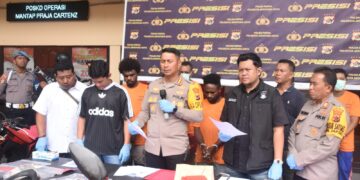 Kapolresta “4 Pemuda yang Viral di Media Sosial Ganggu Ketertiban Umum di Expo Waena Ditetapkan Sebagai Tersangka Pengrusakan”