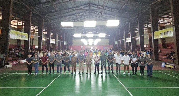 Turnamen Bulutangkis Kapolda Papua Tengah Cup I 2025 Resmi Dibuka