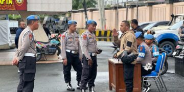 Gaktibplin, Bid Propam Polda Papua Lakukan Pemeriksaan Kelengkapan Diri dan Kelengkapan Bermotor