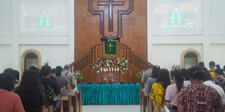 Polda Papua Gelar Ibadah Oikumene, Perkuat Iman dan Kebersamaan