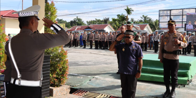 Siap Amankan Mudik dan Perayaan Idul Fitri, Polres Sorong Selatan Laksanakan Apel Gelar Pasukan Operasi “Ketupat Dofior 2025”