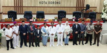 Sertijab Walikota dan Wakil Walikota Sorong, Kesbangpol: Maju dan tidak Suatu Provinsi dilihat dari Ibukotanya