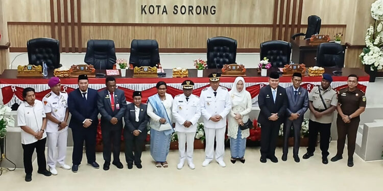 Sertijab Walikota dan Wakil Walikota Sorong, Kesbangpol: Maju dan tidak Suatu Provinsi dilihat dari Ibukotanya