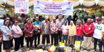 Distrik Sorong Kota, Sorong Timur, Sorong Utara Dapat Pasar Murah