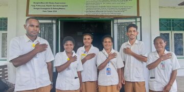 Di Balik Seragam Putih, Ada Jiwa Pejuang! Kisah Inspiratif Organisasi Mahasiswa Keperawatan Mimika!