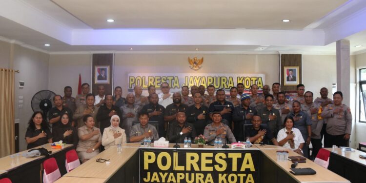 DPR Kota Jayapura Sambangi Polresta Bahas Kamtibmas Jelang Lebaran