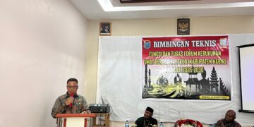 Wakil Bupati Nabire Buka Bimbingan Teknis FKUB untuk Perkuat Kerukunan Umat Beragama