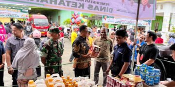 Gerakan Pangan Murah Sambut Idul Fitri 1446 H di Kabupaten Nabire