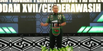 Pangdam Cenderawasih Pimpin Korps Raport Kenaikan Pangkat 639 Personel