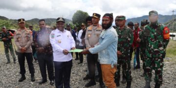 Kedua Kubu Paslon Bupati Puncak Jaya Sepakat Berdamai dan Tak Mau Perang Lagi