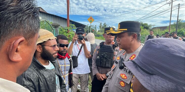 Aksi Demo Mahasiswa di Nabire Berjalan Tertib