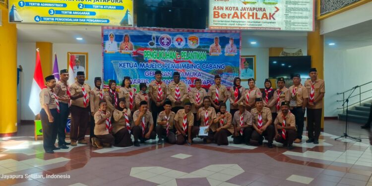 Pengukuhan Ketua Majelis Pembimbing Cabang Gerakan Pramuka Kwartir Cabang Kota Jayapura