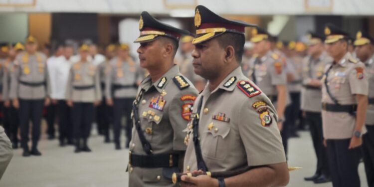 AKBP Fredrickus W.A. Maclarimboen Resmi Gantikan KBP Victor Mackbon Selaku Kapolresta Jayapura Kota