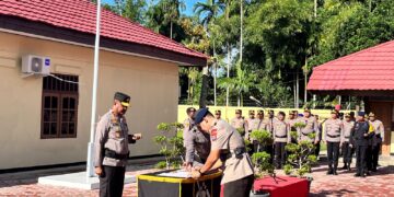 Kapolda Papua Tengah Pimpin Upacara Pelantikan Pejabat Utama Polda Papua Tengah