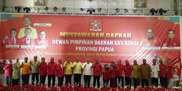 Soksi Papua Kobarkan Semangat Kader, Menangkan Pasangan Mari-Yo di Provinsi Papua