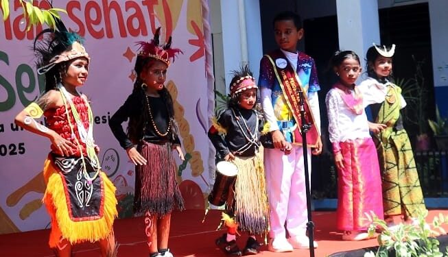 Gelar Festival P5 SD YPK Senasaba II Jayapura Tampilkan  Budaya dan Pangan Lokal