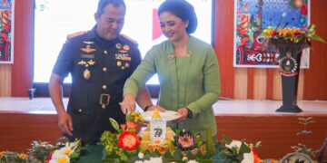 Syukuran HUT ke-79 Persit KCK, Danrem 172/PWY Ajak Renungkan Makna Tema Tahun Ini