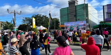 Meriahnya Car Free Day Timika: Warga Antusias Berolahraga, Serbu Stand UMKM, Ada Layanan Disdukcapil