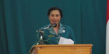 Mince Mesak Magai Dikukuhkan Sebagai Ketua TP-PKK Nabire, Siap Perkuat Peran Perempuan untuk Kesejahteraan Keluarga