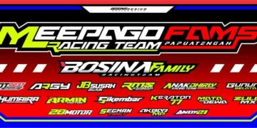 Meepago Fams Racing Tim Papua Tengah Siap Tampil di Roadrace Bupati Cup Supiori 2025