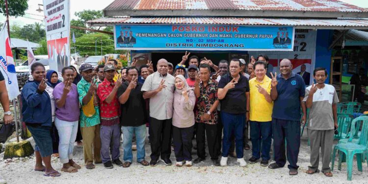 Tokoh Pemuda Kemtuk Kabupaten Jayapura Nyatakan Sikap Menangkan Mari-Yo di PSU