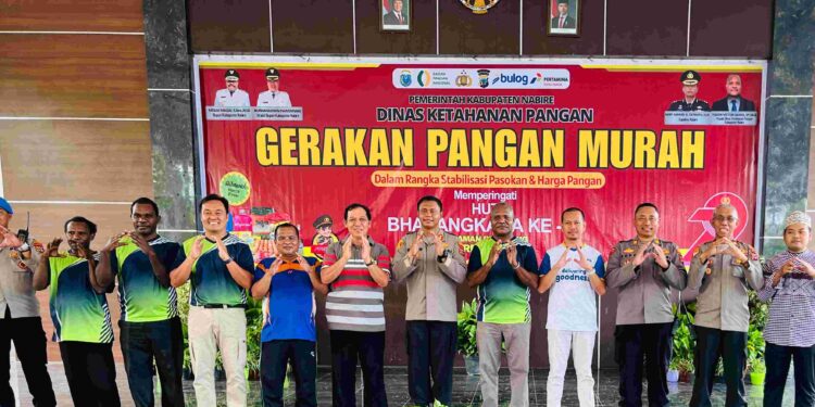 Ribuan Warga Antusias Serbu GPM Polres Nabire Sambut HUT Bhayangkara ke-79