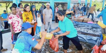 Dinas Ketahanan Pangan dan Perikanan Kabupaten Sorong Gelar Pasar Murah