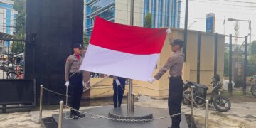 Polresta Jayapura Kota Laksanakan Upacara Peringatan Hari Lahir Pancasila
