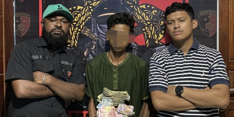 Mencuri di Kios, Seorang Pemuda Diamankan Tim Resmob Numbay