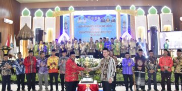 Cetak Generasi Qur’an, Aspers Danpasmar 3 Hadiri Penutupan STQH Ke-1 Tingkat Provinsi Papua Barat Daya