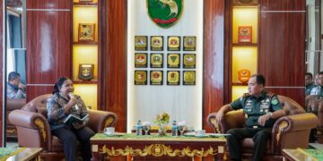 Pangdam XVII/Cenderawasih Terima Audiensi Ketua KPU Papua