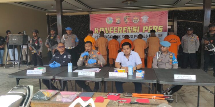 Polres Nabire Bongkar Jaringan Curanmor dan Asusila Jelang HUT Bhayangkara ke-79