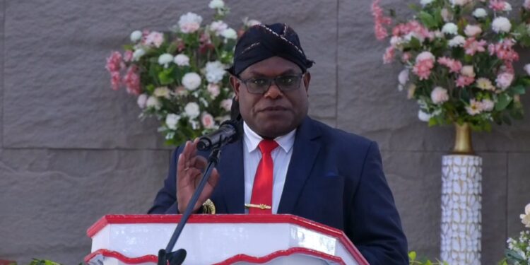 Rayakan Ulang Tahun Ke-42 GKII Getsemani, Gubernur Papua Tengah Tekankan Pentingnya Pendidikan Takut Akan Tuhan