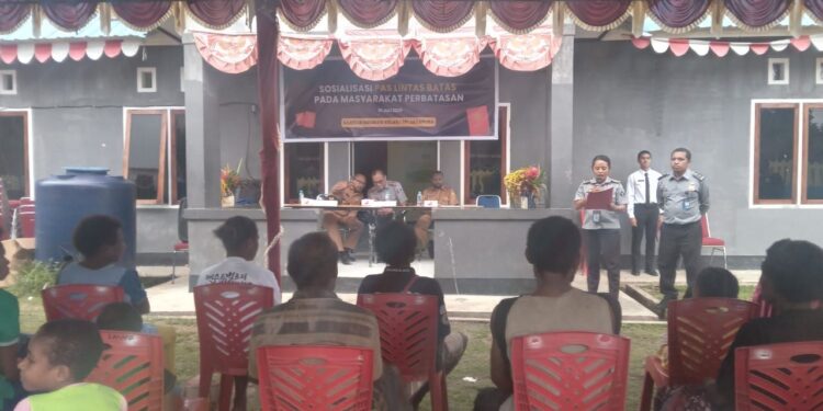 Partisipasi dalam Program Walikota, Kantor Imigrasi Kelas I TPI Jayapura Gelar Sosialisasi Penerbitan Pas Lintas Batas