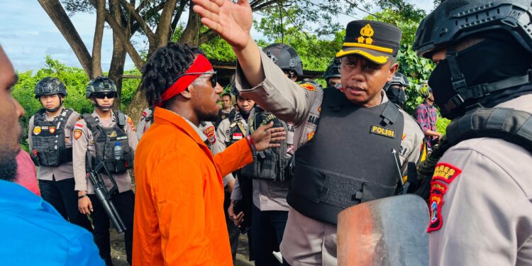 Kapolres Nabire Imbau Massa Aksi untuk Tidak Long March