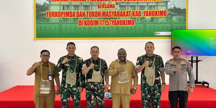 Pangdam XVII/Cenderawasih Gelar Ramah Tamah Bersama Forkopimda dan Tokoh Masyarakat Yahukimo