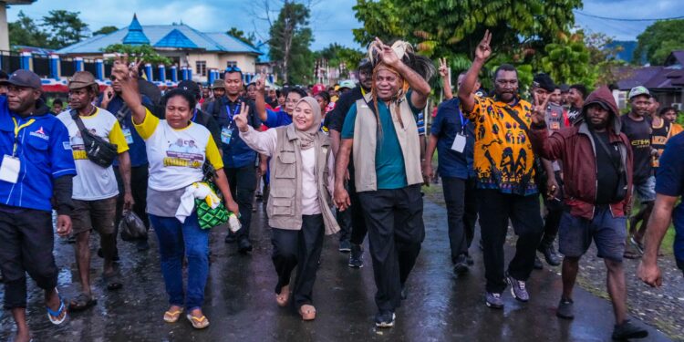 Korwil I Koalisi Papua Cerah Sarmi dan Mamberamo Siap Amankan Kemenangan Mari-Yo di PSU