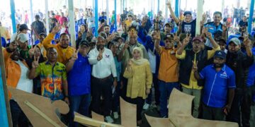 Koalisi Papua Cerah Waropen Targetkan Mari-Yo Menang 70 – 80 Persen di PSU