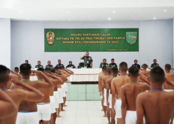 Pangdam Pimpin Pantukhir Calon Bintara PK TNI AD