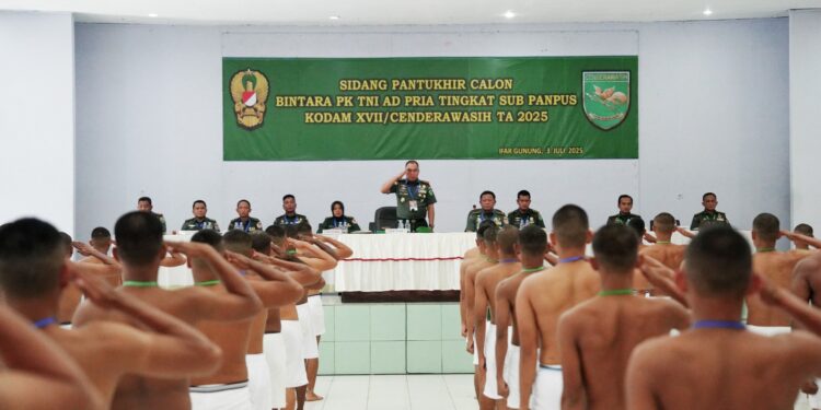 Pangdam Pimpin Pantukhir Calon Bintara PK TNI AD