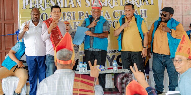 Warga Batak Biak Numfor Deklarasi Menangkan Mari-Yo di PSU