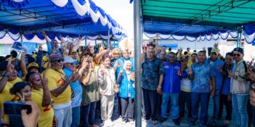 Kedatangan MDF di Kampung Tobati disambut Hangat Ratusan Masyarakat