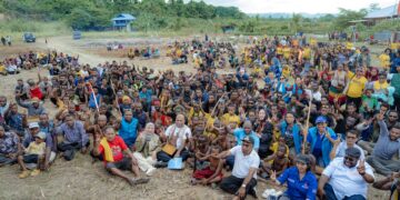 Yunus Wonda Tegaskan Masyarakat Lapago – Mepago Dukung Pasangan Mari-Yo di PSU Papua