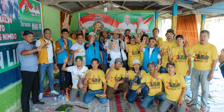 Jelang PSU Dukungan Masyarakat Kabupaten Jayapura Terus Berdatangan Bagi Mari-Yo