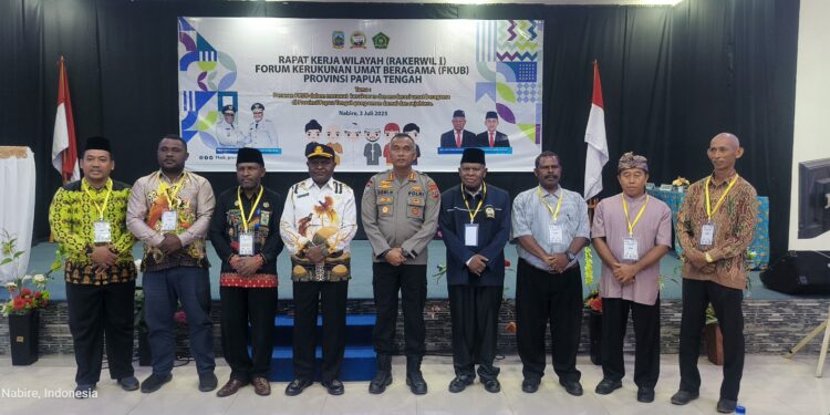 Pemprov Papua Tengah Resmi Buka Rakerwil FKUB di Nabire