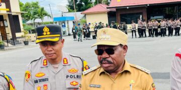 Apel Operasi Patuh Noken 2025 di Nabire, Bupati Tegaskan Prioritas Keamanan