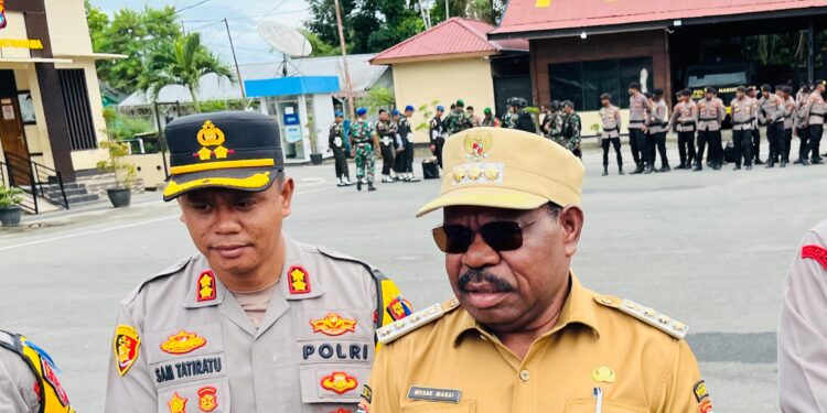Apel Operasi Patuh Noken 2025 di Nabire, Bupati Tegaskan Prioritas Keamanan