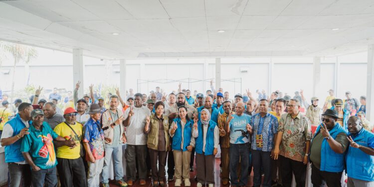 Ondofolo dan Seluruh Kepala Suku di Wilayah Sentani Sepakat Dukung Pasangan Mari-Yo di PSU